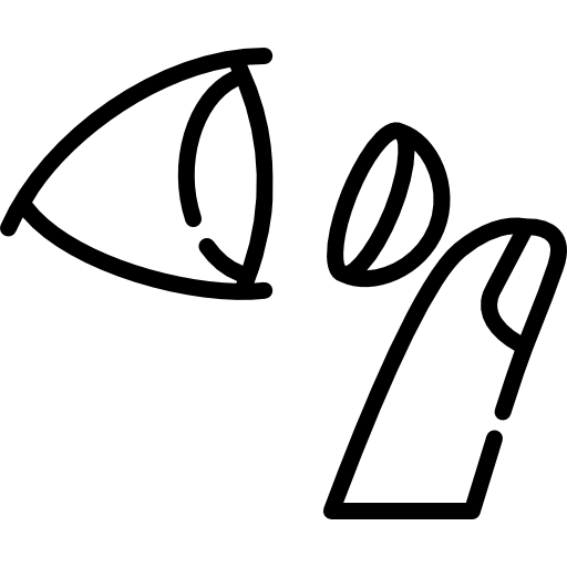 Ícone de lentes de contato